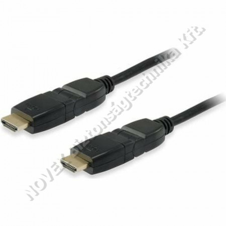 KIEGÉSZÍTŐ - Equip - HDMI 2.0kábel, apa/apa, 4K/60Hz, aranyozott, fekete 2m 119362