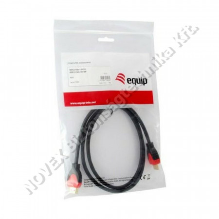 KIEGÉSZÍTŐ - Equip - HDMI kábel 2.0 apa/apa 4K/60Hz, 1m (119341)