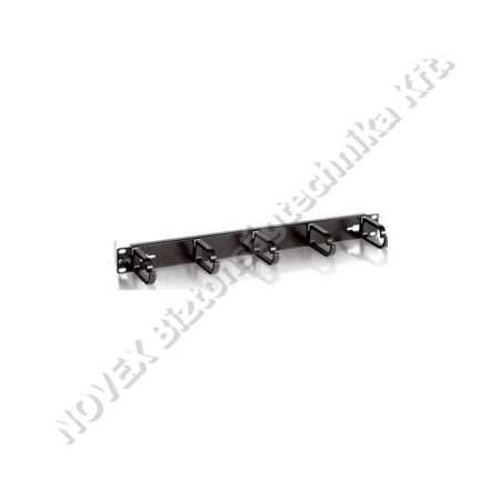 KIEGÉSZÍTŐ - Equip - Kábelrendező panel, gyűrű panel, 1U, fekete (327311)