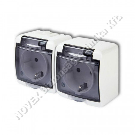 KIEGÉSZÍTŐ - Gao - GAO22121 Aqasatar falon kívüli 2-es földelt dugaszolóaljzat