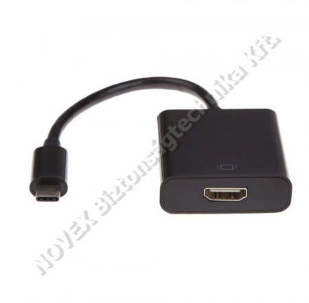KIEGÉSZÍTŐ - Gembird - A-CM-HDMIF-01 ADAPTER USB-C to HDMI adapter Black