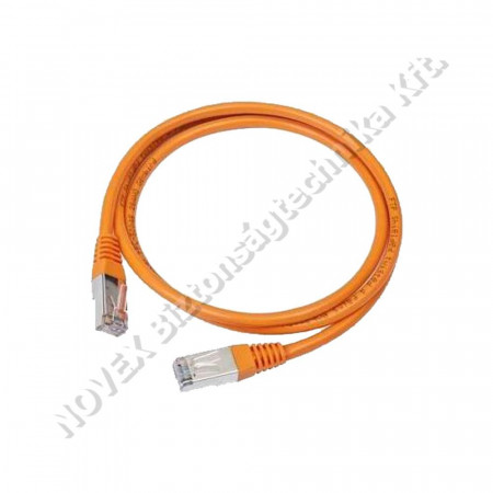 KIEGÉSZÍTŐ - Gembird - PP12-1M/O Cat5e U-UTP patch cable 1m narancs