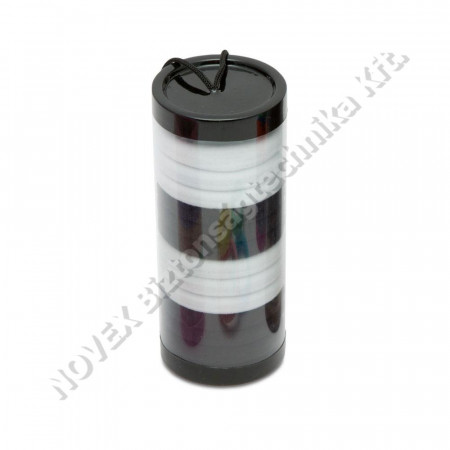 KIEGÉSZÍTŐ - Globiz - Hajgumi szett - hengeres tárolóban(12db) (57139A)