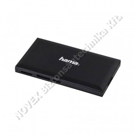 KIEGÉSZÍTŐ - Hama - 181018 USB 3.0 Superspeed Slim multi kártyaolvasó, fekete
