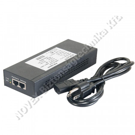 KIEGÉSZÍTŐ - Hikvision - LAS60-57CN-RJ45 PoE (midspan) injektor, 60 W, kábellel