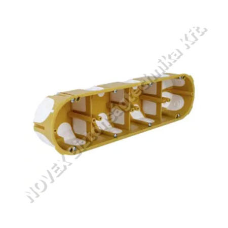 KIEGÉSZÍTŐ - Kopos - KOPKPL64504LD gipszkarton doboz 4-es,50mm mély,sárga,légtömített