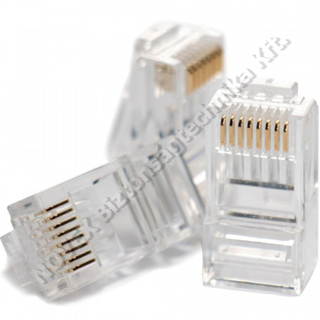 KIEGÉSZÍTŐ - Hikvision - Csatlakozó UTP Cat6 fali kábelre 100db/cs (DS-1M02 RJ45)