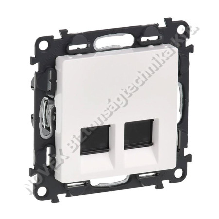 KIEGÉSZÍTŐ - Legrand - 753149 Valena Life 2xRJ45 Cat6a STP csatlakozóaljzat,fehér