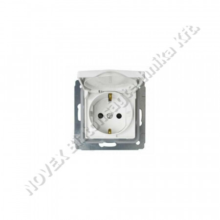 KIEGÉSZÍTŐ - Legrand - Cariva dugalj 2P+F IP44(GYV) biztonsági zsalus fehér (773645)