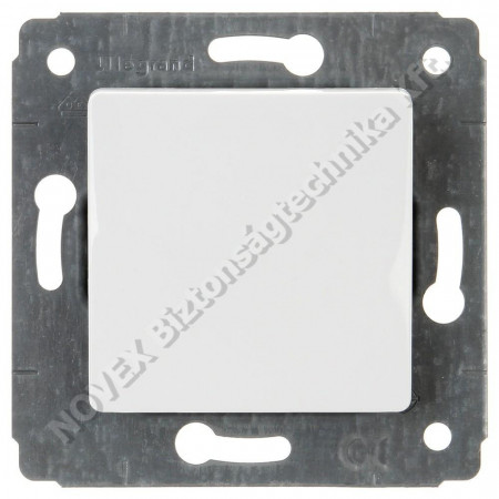 KIEGÉSZÍTŐ - Legrand - Carvia 101 egypólusú kapcsoló keret nélkül fehér (773601)