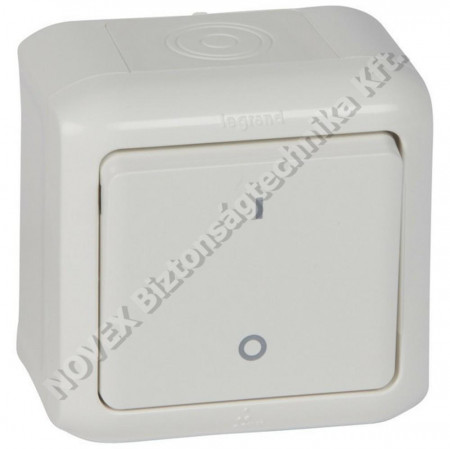 KIEGÉSZÍTŐ - Legrand - Forix 102 kétpólusú kapcsoló IP44 falon kívüli fehér (782366)