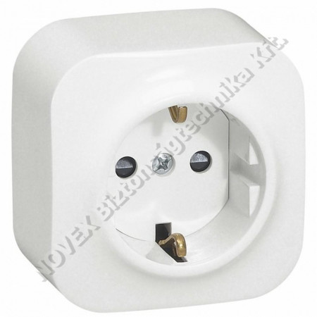 KIEGÉSZÍTŐ - Legrand - Forix 2P+F csatlakozóaljzat IP20 falon kívüli fehér (782411)