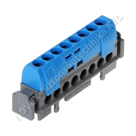 KIEGÉSZÍTŐ - Legrand - LEG004842 kék elosztókapocs teljesen szig. 75mm 1,5-16mm2 kim.