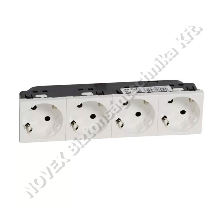 KIEGÉSZÍTŐ - Legrand - LEG077254 Program Mosaic 4x2P-F sínezett