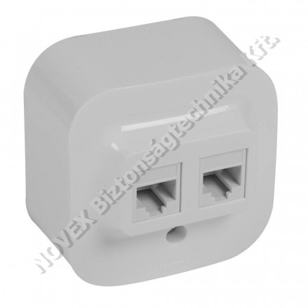 KIEGÉSZÍTŐ - Legrand - LEG782428 Forix 2xRJ45 UTP Cat5e informatikai csatlakozóaljzat IP20