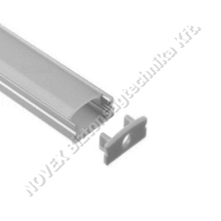 KIEGÉSZÍTŐ - N/A - CLECL617612M LED szalaghoz alumínium sín szett felületi 12mm belméret 2m+ matt fe