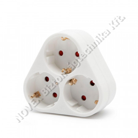 KIEGÉSZÍTŐ - N/A - Elosztó 1-3 földelt gyermekvédelemmel ellátva