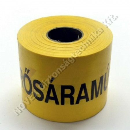 KIEGÉSZÍTŐ - N/A - Kábeljelző szalag 100m-es kiszerelés KVT0100003 (erősáram)