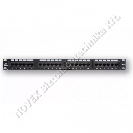 KIEGÉSZÍTŐ - N/A - RACKLPP112 24portos Cat5 patch panel