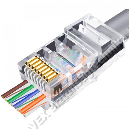 KIEGÉSZÍTŐ - N/A -  RJ45 moduláris dugó 8P8C  CAT5e RJ45 05223PT