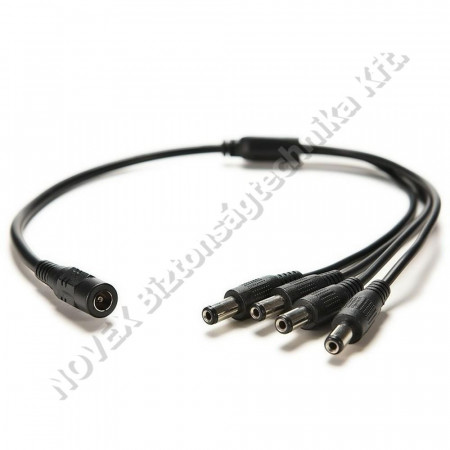 KIEGÉSZÍTŐ - Nestron - DCKABEL 1/4 DC csatlakozó elosztó, 1x aljzat, 4x dugó