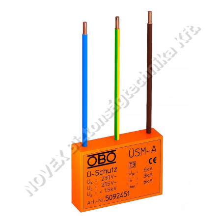 KIEGÉSZÍTŐ - Obo - ÜSM-A túlfeszültség védelmi modul minden inst. rendszerhez (5092451)
