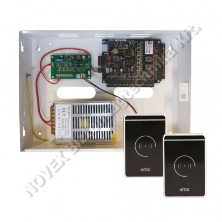 KIEGÉSZÍTŐ - Otic - ECO 201M szett vezérlőpanel+5AP4 tápegység+doboz+2db OTIC201M kártyaolvasó