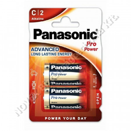 KIEGÉSZÍTŐ - Panasonic - 1,5V LR14PPG-2BP \"Baby\" alkáli tartós 2 db/cs