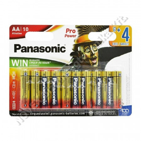 KIEGÉSZÍTŐ - Panasonic - AA LR6PPG-10BW Pro Power 10 db/cs