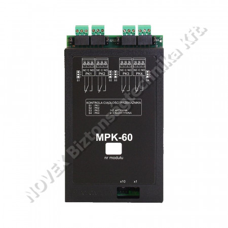 KIEGÉSZÍTŐ - Polon-Alfa - MPK-60 relés modul 4 NO/NC