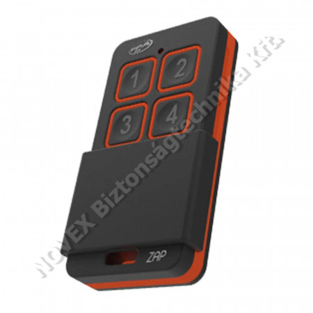 KIEGÉSZÍTŐ - PPA - ZAP 4B PPA protokollal rendelkező, ugrókódos, négycsatornás távirányító. 433,92M