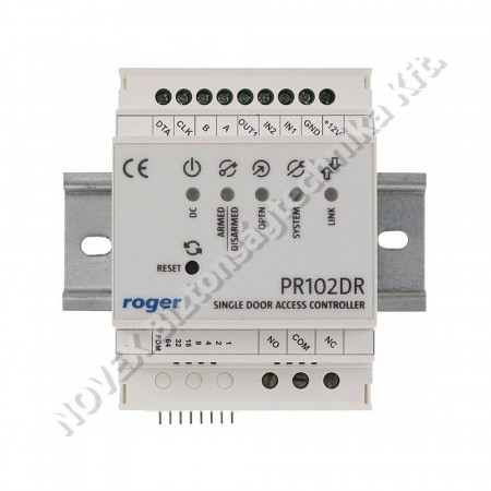 KIEGÉSZÍTŐ - Roger - PR102DR beléptető,vezérlő,RACS 4