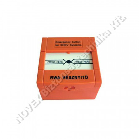 KIEGÉSZÍTŐ - RWA - CRP 100 O RWA vésznyitó gomb, narancssárga