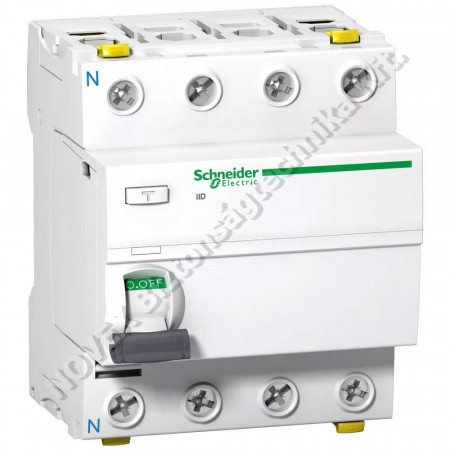KIEGÉSZÍTŐ - Schneider - A9Z21440 ERŐSÁRAM KIEGÉSZÍTŐ A9 iID 4P 40A 30mA A-típus áramvédő