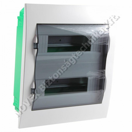 KIEGÉSZÍTŐ - Schneider - EZ9E212S2F 2sor 12 modul süllyesztett PEN sínnel, fehér