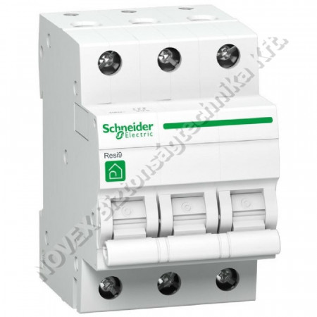 KIEGÉSZÍTŐ - Schneider - Kismegszakító 3C 16A 4,5kA RESI9 (R9F14316)