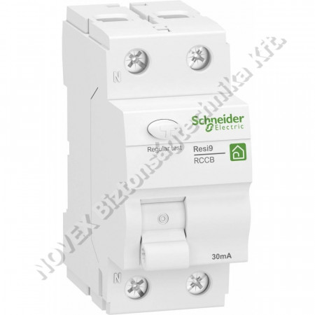 KIEGÉSZÍTŐ - Schneider - RESI9 áram-védőkapcsoló, A osztály, 2P, 25A, 30mA (9R02225)