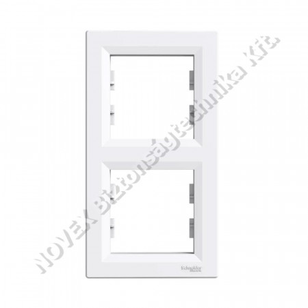 KIEGÉSZÍTŐ - Schneider - SCHEPH5810221 ASFORA kettes keret,függőleges,fehér