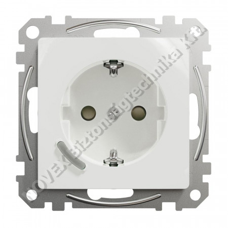 KIEGÉSZÍTŐ - Schneider - SCHSDD111021 Sedna ÚJ 2P+F csatlakozóaljzat biztonsági zsaluval