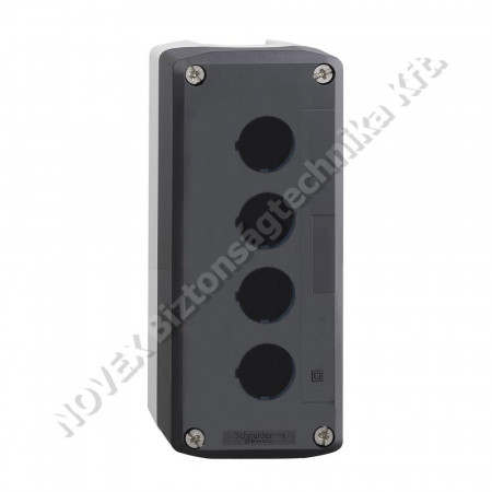 KIEGÉSZÍTŐ - Schneider - SCHXALD04 nyomógomb tokozat,üres,4lyukú