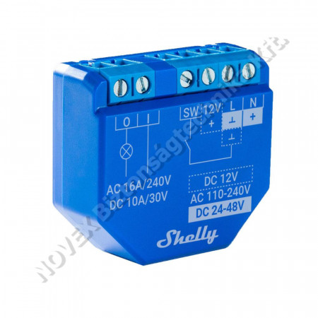 KIEGÉSZÍTŐ - Shelly - PLUS 1 okosrelé egy áramkörös