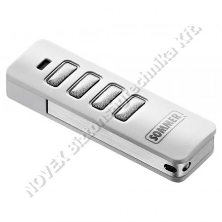 KIEGÉSZÍTŐ - Sommer - Y4019V021 Pearl Vibe Távirányító,fehér ház/ezüst gombokkal