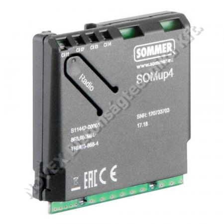KIEGÉSZÍTŐ - Sommer - YS11442-00001 SOMup4 4-csatornás rádió vevő 868,95MHz
