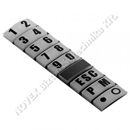 KIEGÉSZÍTŐ - Sommer - Y46086V006 szilikon billentyűzet Telecody távirányítóhoz