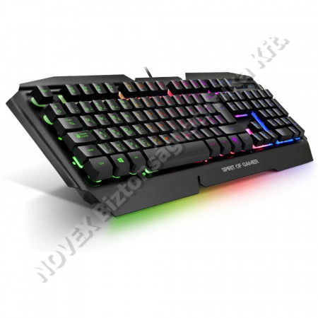 KIEGÉSZÍTŐ - Spirit - PRO-K5 billentyűzet(105gomb,fém felső rész,fekete,magyar) CLA-PK5