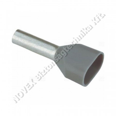 KIEGÉSZÍTŐ - Stilo - STI1119 érvéghüvely iker 2*4,0/12 szürke