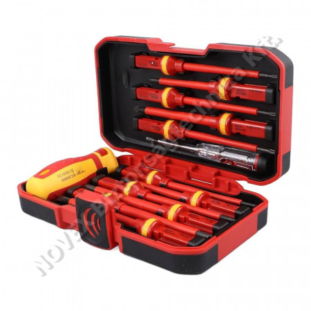 KIEGÉSZÍTŐ - Stilo - STI1290 csavarhúzó készlet 13db-os, VDE, 1000V szigetelt