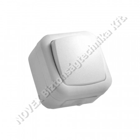 KIEGÉSZÍTŐ - Stilo - STI290 AQUA N101 IP54 fehér nyomókapcsoló