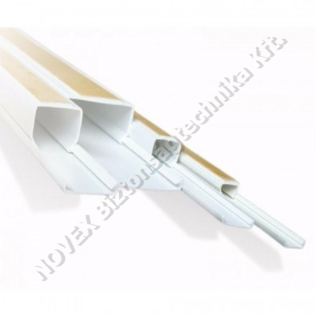 KIEGÉSZÍTŐ - Stilo - MCSN 20x10 (szél/mag) öntapadós vezetékcsatorna fehér (132 fm/köteg) STI298