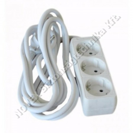 KIEGÉSZÍTŐ - Stilo - STI764 hálózati elosztó 3-as 3m MT 3x1,5mm2